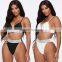 Sexy Bikini 2019 Women High Cut Swimsuit Female Halter Swimwear Bathing Suit Summer Beachwear Biquini Maillot De Bain Femme Swim