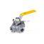 ss316 stainless steel 3-way ball valve 6000 psi dn100