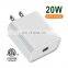 20W USB C fast charger mobile phone mini charger  fast charging for phone
