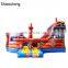 Commercial Playground Inflatable Slides Giants Inflatable Pirate Ship Slide