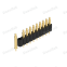 Dnenlink 2.54mm pitch Single Row H4.0mm Straight Male Headert DIP type PogoPin header connector