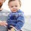 Baby Kids Wool Cashmere Knitting Pullover Knitwear Pocket Cardigan Sweater Boy