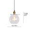 Tonghua Popular Round Clear Glass Shade Hanging Light Retro E26 LED Edison Bulb  Pendant Light