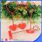 Place card holder resin base heart design holder as promotional gift