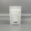 Wholesale 250g 500g recycle coffee bags with valve/Biodegradable zipper coffee packaging bags/Matte white coffee bag package