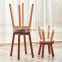 modern design high end solid wood bar stool home decoration durable wooden stools