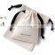 PandaSew 8*10 cm Beige Medium cotton canvas drawstring pouch gift jewelry packaging bags
