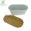 Rectangular Eco-friendly Bamboo Fiber Storage Tins with Bamboo Lid Bread Storage Box