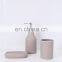 Modern bathroom set 4 pieces lotion dispenser soap ceramic bath set bathroom accessory