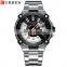 CURREN 8345 Mens Fashion Watches Stainless Steel Japan Quartz Calendar Auto Date Watch For Men 2021