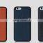 high quality pebble genuine leather case for iphone 6 / 6S plus cow leather case