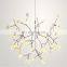 Modern Simple Gold Pendant Light LED Crystal Lamp Firefly Chandeliers Lamps