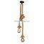 Retro Hemp Rope Pendant Lights Industrial Rattan Hanging Lamp Edison Bulbs