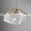 Modern Fancy Coffee Shop Living Room Crystal Dandelion Hanging Dining Room Chandelier Pendant Lamp