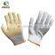 4SAFETY Purple PVC Dotted White  Cotton Glove Luva