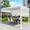 motorized waterproof aluminum pergola gazebo louvers bioclimatica 3x6m shade roof outdoor