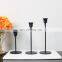 Hot Sale Nordic Metal Black Candle Holders Decorative for Luxury Home Decor Party Decorations