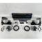 MAICTOP car body kit front grille with light fog lamp for prado fj120 2003-2009 vintage style