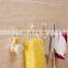 Transparent Plastic Wall Hooks Hangers Self Adhesive Door Wall Hangers Hook for Kitchen Bathroom Waterproof Adhesive Hooks