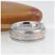8mm Rose Gold Stainless Steel Tungsten Carbide Rings Hawaiian Koa Wood Arrow Inlay Men's Jewelry