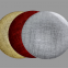 13-inch Colored Glass Round Charger Plates for Weddings Churches Restaurants and Events