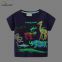 Summer Boy Clothes Luminous Dinosaur T-shirt Cotton Cool 2-14 years Boys T-shirts Cartoon