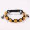 Fashion cheap Shamblla disco ball shine bling rhinestones bracelets purple color paypal accept