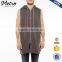 Sport muscle long hoody sleeveless zip hoodie for man