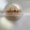 Hot sellingcrystal ball keychain with real flowers embedded for promotional gift