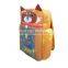 Raccoon Printing Children Kids Polyester backpack with picture window