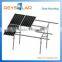 Large scale commercial ground screw solar mounting system