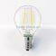 2016 hot sell CE ROHS CERTIFICATE G45 glass body E27 led bulb filament