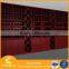 Wholesale solid wood wine display showcase for storage rack