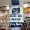 Long lifespan curved LED light box