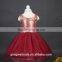 Red Sequins 2-7 Years Old Baby Girls Dress Sequin Red Gown Kids Christmas Dress For Party