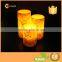 Cartoon Owl Battery Operated Real Wax Flameless Led Candle light Set