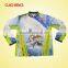 wholesale heat transfer/silk screen print polyester/cotton custom design fishing jerseys
