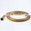 Double Lock Stainless Steel Shower Hose with Brass Nut in Gold Color, X18272F