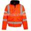 EN20471 high visibility fluorescent color reflective safety jacket