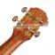 all solid koa wood hawaii ukuleles,high gloss finish with golden hareware