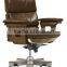 CM-B63BSmid back office chair seat cover leather executive office chair wooden chair