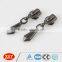 high quality customize hook puller gun metal zipper slider