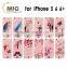 Fasion design Transparent TPU phone case , sample free mobile phone case for iphone 6/6S PLUS