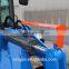 snow plow for wheel loader, snow plow on wheel loader ZL12, 0.8m3 loader bucket
