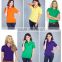 2016 hot sale ladies OEM solid polo shirt with factory price