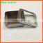 Mini tin box with clear pvc window for perfume