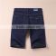 professional jeans manufacture in Guangzhou men dark blue straight mid-waist denim jeans half pants short pants trousers                        
                                                Quality Choice