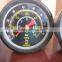 proessional gauge on test bench, air filled pressure gauge, in stock
