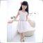 2015 Summer Lace Vest Girls Dress Baby Girl Princess Dress 2-8 Years Chlidren Clothes Kids Party Clothing For Girls Free BeltE90