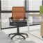 Commercial swivel office funiture chair with armrest and nylon feet